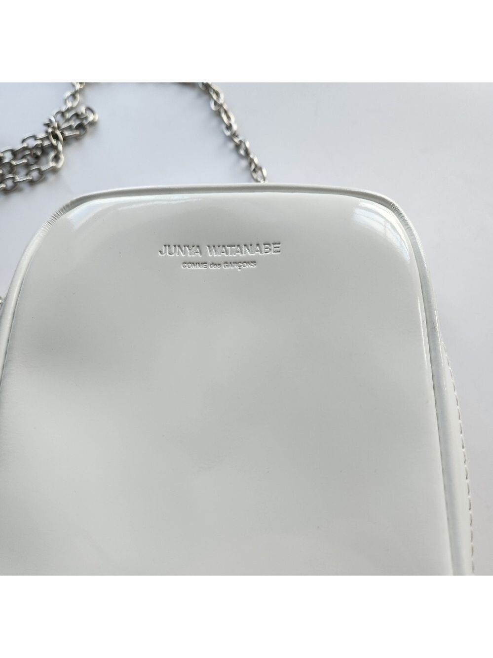 Junya Watanabe white patent leather bag BNWOT - Picture 4 of 14